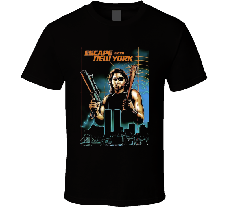 Escape From New York Snake 80's Action Movie T Shirt Escape From New York Snake 80's Action Movie T Shirt