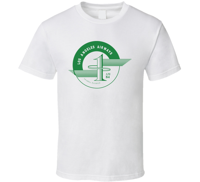 Los Angeles Airways Defunct Airline Logo T Shirt Los Angeles Airways Defunct Airline Logo T Shirt