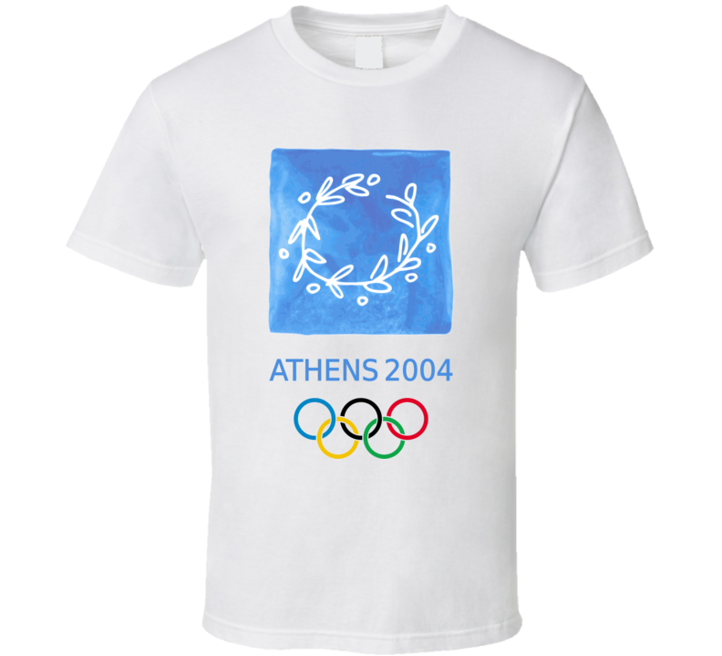 Athens 2004 Summer Olympics Olympiad T Shirt Athens 2004 Summer Olympics Olympiad T Shirt