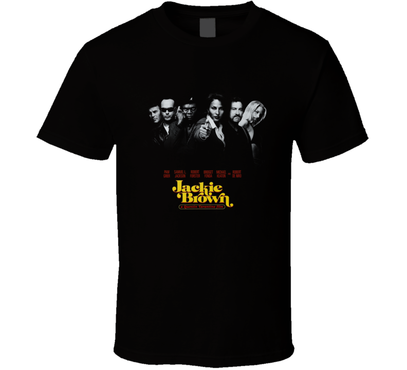 Jackie Brown Tarantino Retro Movie T Shirt Jackie Brown Tarantino Retro Movie T Shirt