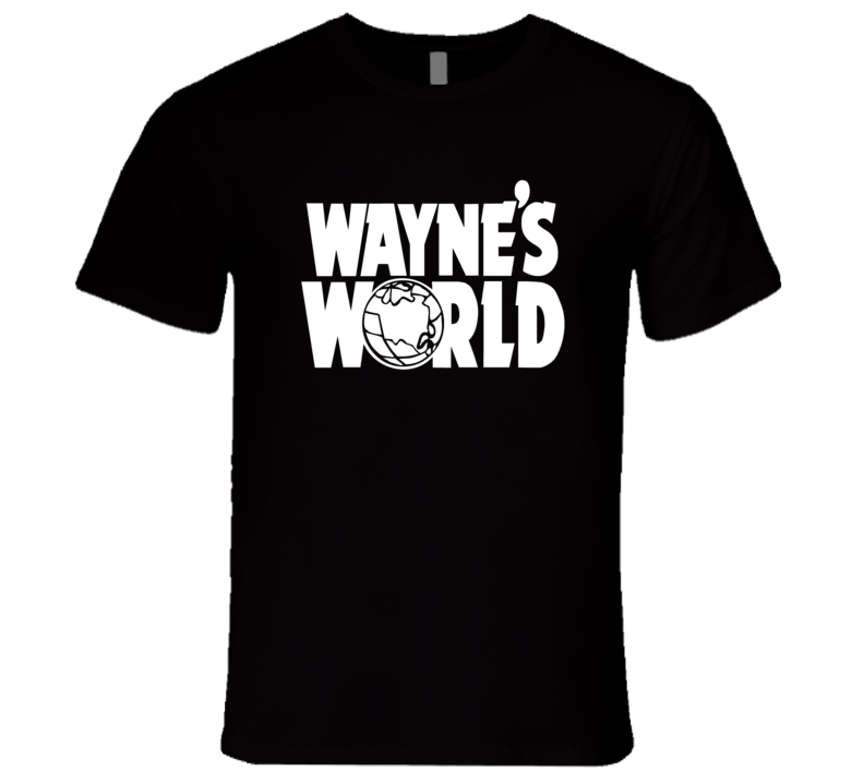 Wayne's World Logo Retro Mike Myers Funny Comedy Movie T Shirt Wayne's World Logo Retro Mike Myers Funny Comedy Movie T Shirt