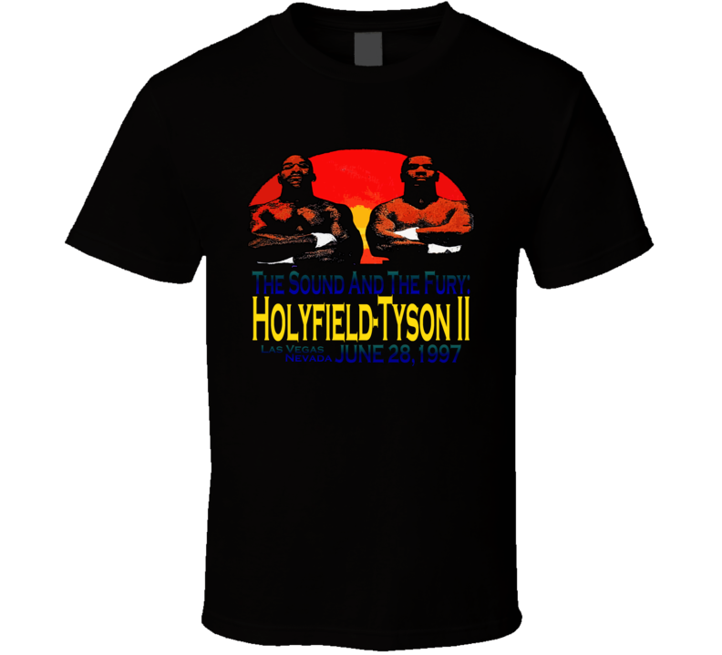 Mike tyson Vs Holyfield Ii Retro Boxing T Shirt Mike tyson Vs Holyfield Ii Retro Boxing T Shirt