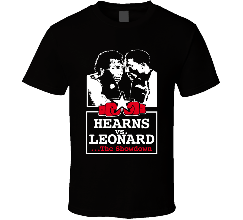 Hearns Vs Leonard Retro Boxing T Shirt Hearns Vs Leonard Retro Boxing T Shirt