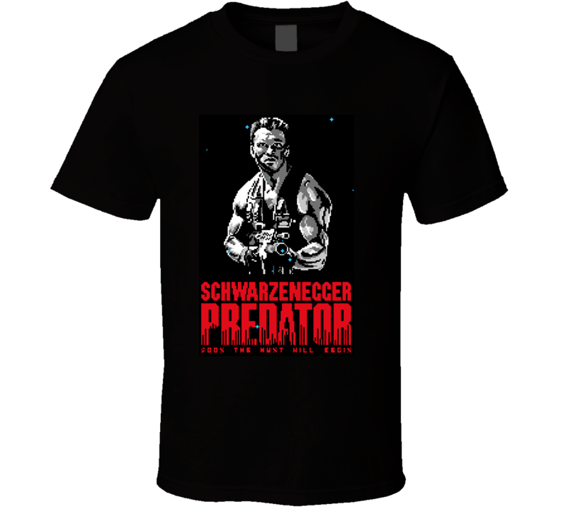 Arnold Schwarzenegger Predator Movie T Shirt Arnold Schwarzenegger Predator Movie T Shirt