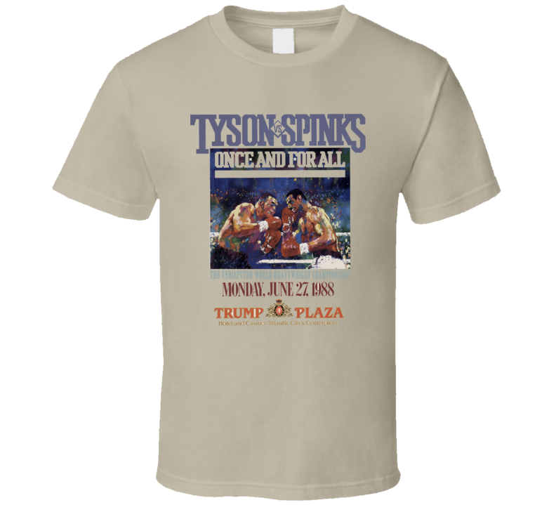 Mike Tyson Vs Michael Spinks Retro Boxing T Shirt Mike Tyson Vs Michael Spinks Retro Boxing T Shirt