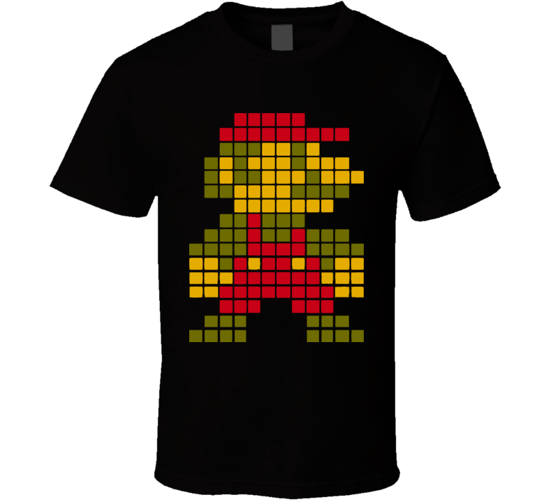 Super Mario Bros Mario 8 Bit T Shirt Super Mario Bros Mario 8 Bit T Shirt