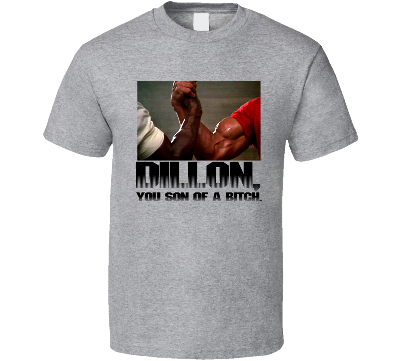 Arnold Schwarzenegger Funny Predator Movie T Shirt - Grey Arnold Schwarzenegger Funny Predator Movie T Shirt - Grey