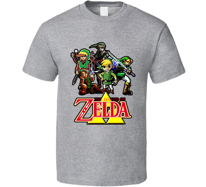 The Legend Of Zelda Link Throughout The Years T Shirt The Legend Of Zelda Link Throughout The Years T Shirt