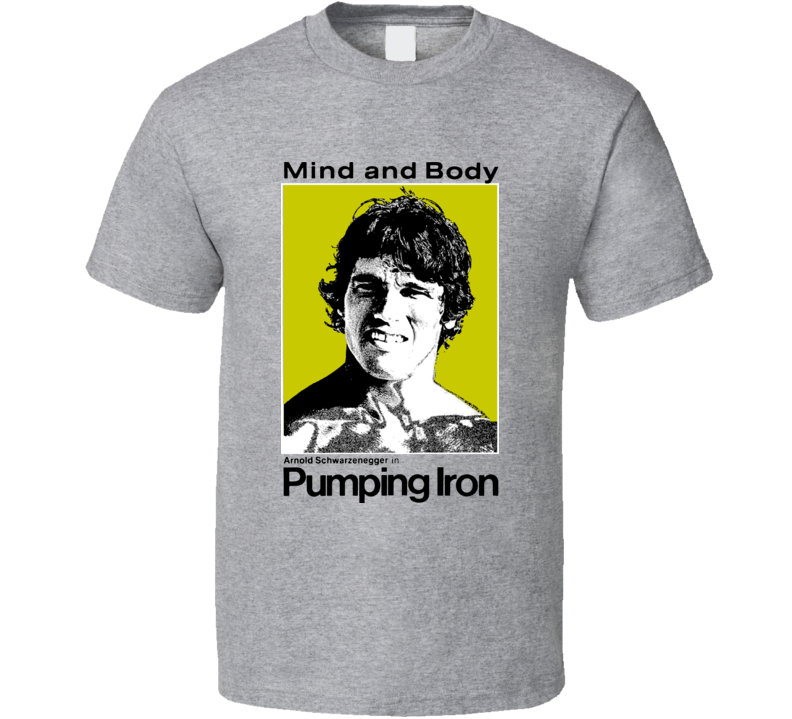 Arnold Schwarzenegger Pumping Iron Movie T Shirt Arnold Schwarzenegger Pumping Iron Movie T Shirt