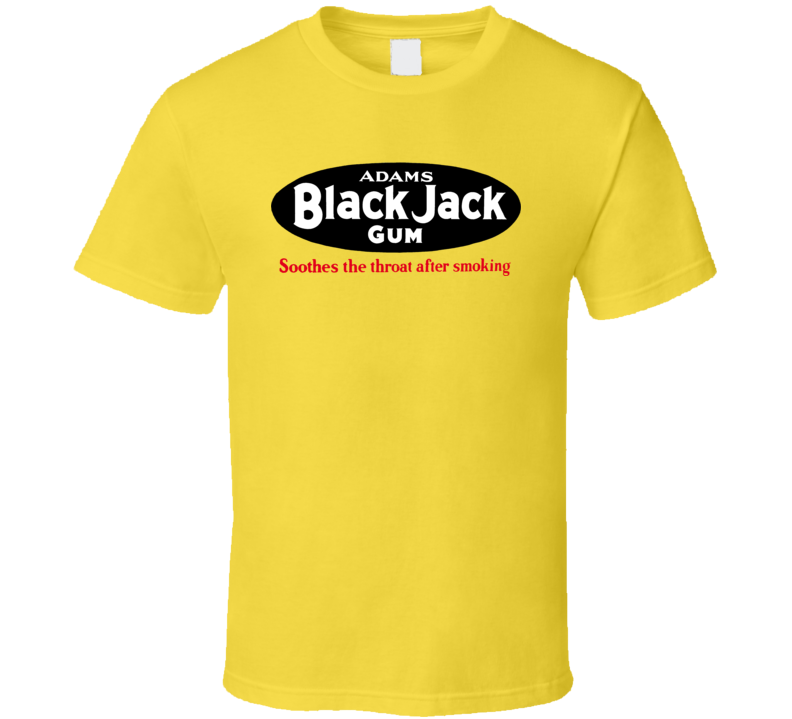 Black Jack Gum Classic Candy Food T Shirt Black Jack Gum Classic Candy Food T Shirt
