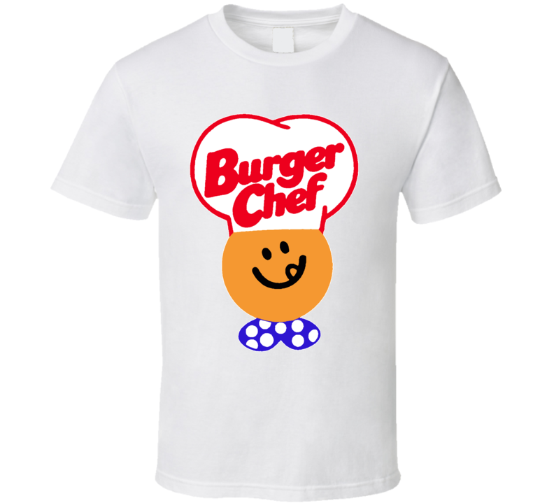 Burger Chef Retro Food Logo T Shirt Burger Chef Retro Food Logo T Shirt