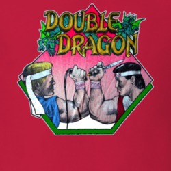 Double Dragon NES Box Art Video Game T Shirt 11024