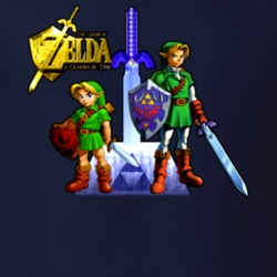 Ocarina Of Time Link Young And Old T Shirt 11577