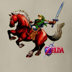 Ocarina Of Time Zelda Link And Epona T Shirt 11578