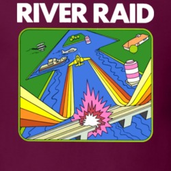 Atari River Raid Box Art Video Game T Shirt 11583