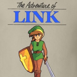 The Adventures Of Link Zelda NES T Shirt 11721