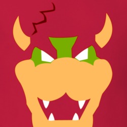 Bowser Super Mario Bros Logo T Shirt 12544