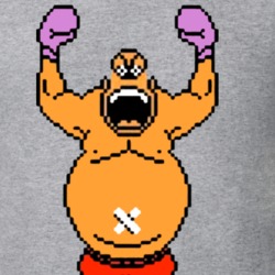 King Hippo Mike Tyson's Punchout T Shirt 12992