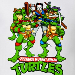 TMNT Casey Jones Retro Cartoon T Shirt 13749