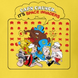 Captain Crunch Space Invaders Cereal T Shirt 15854