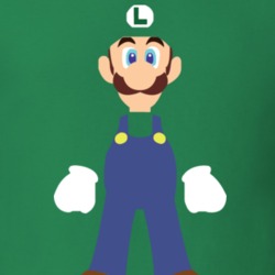 Super Mario Bros Luigi Nintendo Character T Shirt 15909