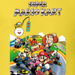 Super Mariokart Classic Video Game T Shirt 15910