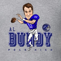 Married With Children Al Bundy Caricature Football T Shirt 17876394