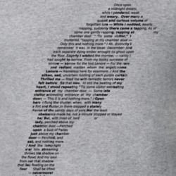Edgar Allen Poe The Raven Poem T Shirt 213193
