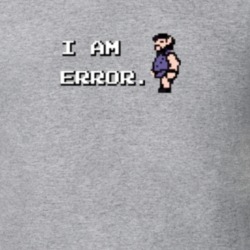 The Legend of Zelda 2 I AM ERROR Funny T shirt 21533557