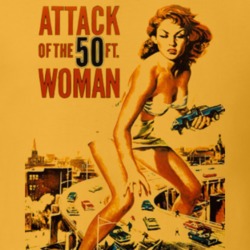 Attack Of The 50 Foot Women Classic Movie T Shirt 30320