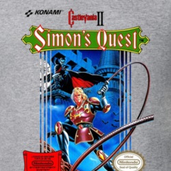 Castlevania 2 Simon's Quest Nes Box Art T Shirt 31430648