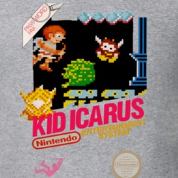 Kid Icarus Retro Video Game Box Art T Shirt 31735485
