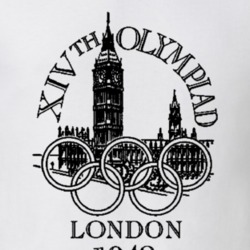 London 1948 Summer Olympics Logo T Shirt 31775909