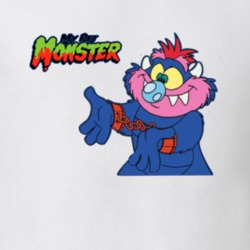 My Pet Monster Retro Cartoon T Shirt - White 31775918