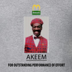 Coming To America Akeem Employee Of The Month Funny Movie T Shirt 32578606