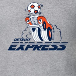 Detroit Express Nasl Retro Soccer Team T Shirt 33045778