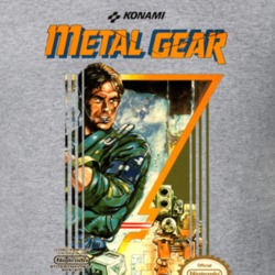 Metal Gear Snake Nes Box Art Video Game T Shirt 33158798