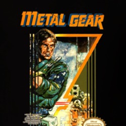 Metal Gear Nes Box Art Video Game Black T Shirt 33158804