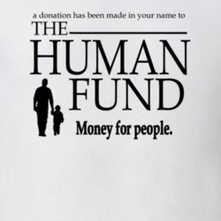 The Human Fund Seinfeld White Tv Show Funny T Shirt 33190026