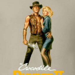 Crocodile Dundee 2 Retro 80's Movie T Shirt 33464492