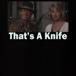 Crocodile Dundee That's A Knife Funny 80's Movie T Shirt 33464533