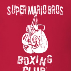 Super Mario Bros Boxing Club Nintendo Funny T Shirt 33486348