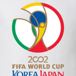 2002 Korea Japan World Cup Soccer Host Logo Soccer T Shirt 33738844