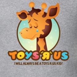 Toys R Us Giraffe Kids Toys Grey T Shirt 33761417