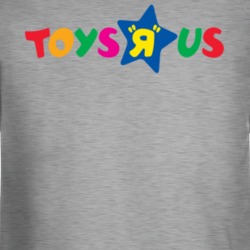 Toys R Us Retro Kids Store Logo Long Sleeve Grey T Shirt 33817725