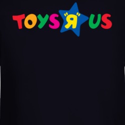 Toys R Us Retro Kids Store Logo Long Sleeve Black T Shirt 33817726