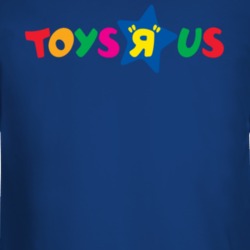 Toys R Us Retro Kids Store Logo Long Sleeve Blue T Shirt 33817727