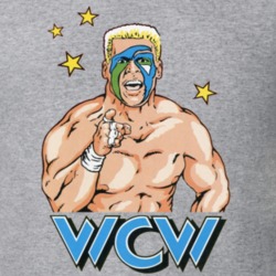 Wcw Sting Retro Wrestling Legend Grey T Shirt 33872070