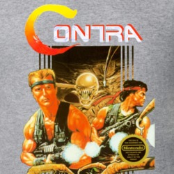 Contra Retro Nes Box Art Video Game T Shirt 33995936