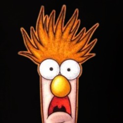 Beaker Big Face Funny Muppets T Shirt 34130316